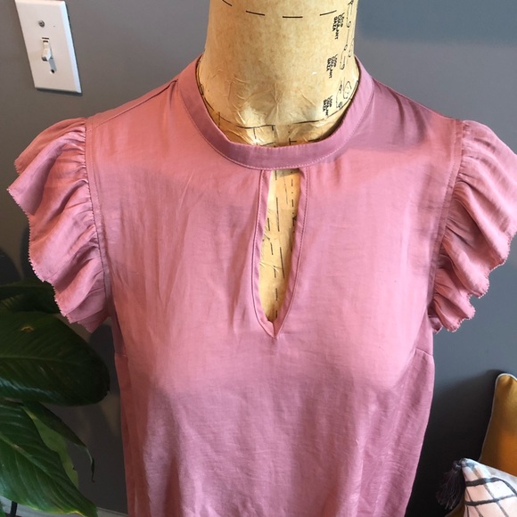 Muted Rose Blouse - Massimo - Size M - Picture 3 of 4